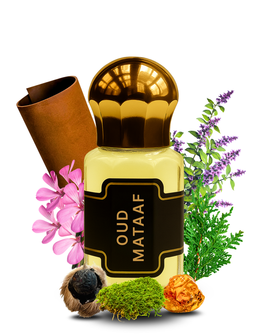 Oud Mataaf Premium Unisex Attar Roll-On | 100% Concentrated Non-Alcoholic Perfume Oil | Luxury Fragrance For Him and Her by Al Seef Perfumes