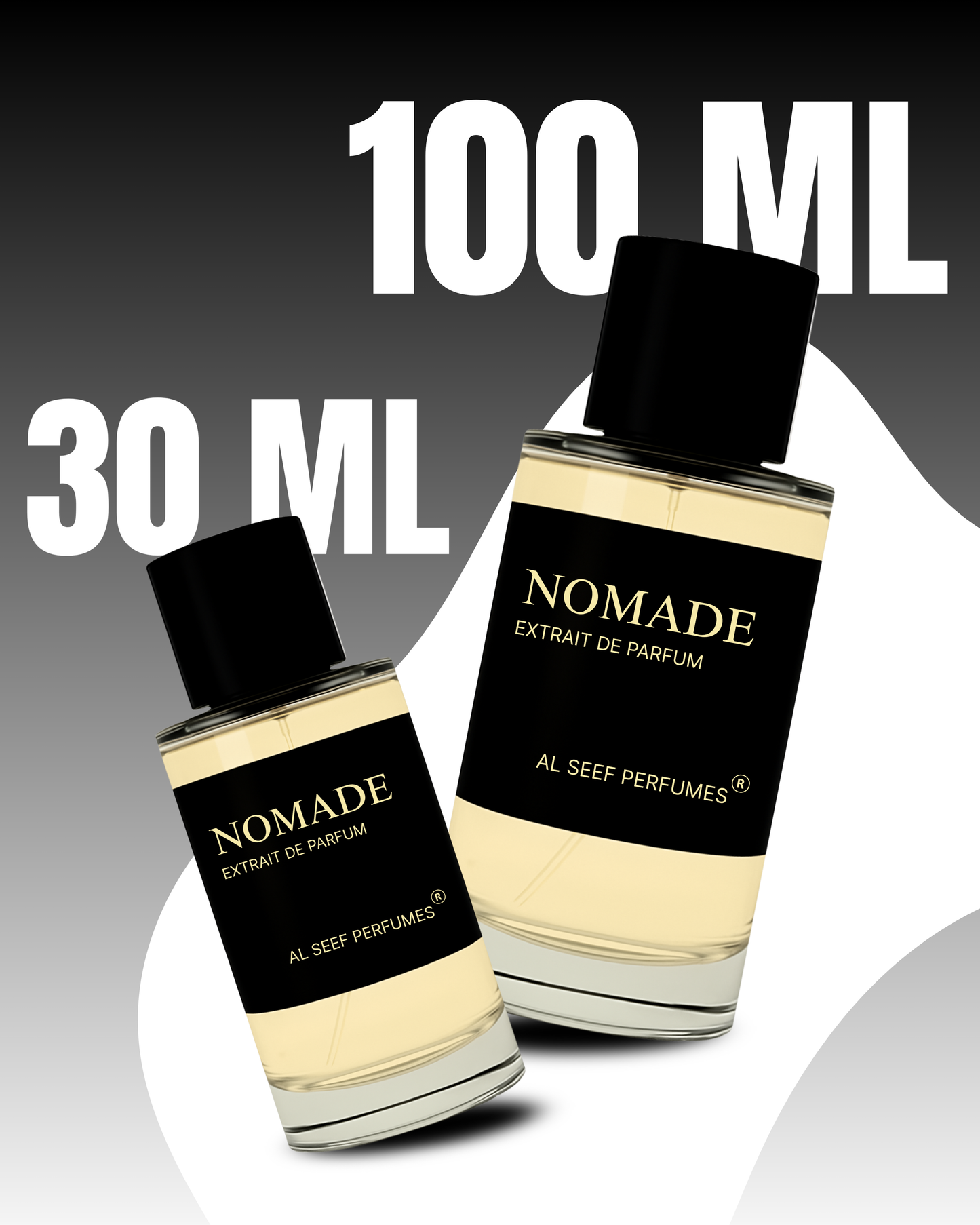 NOMADE Premium Unisex Perfume Spray (30ml, 100ml) | Extrait De Parfum | Luxury Fragrance For Him & Her