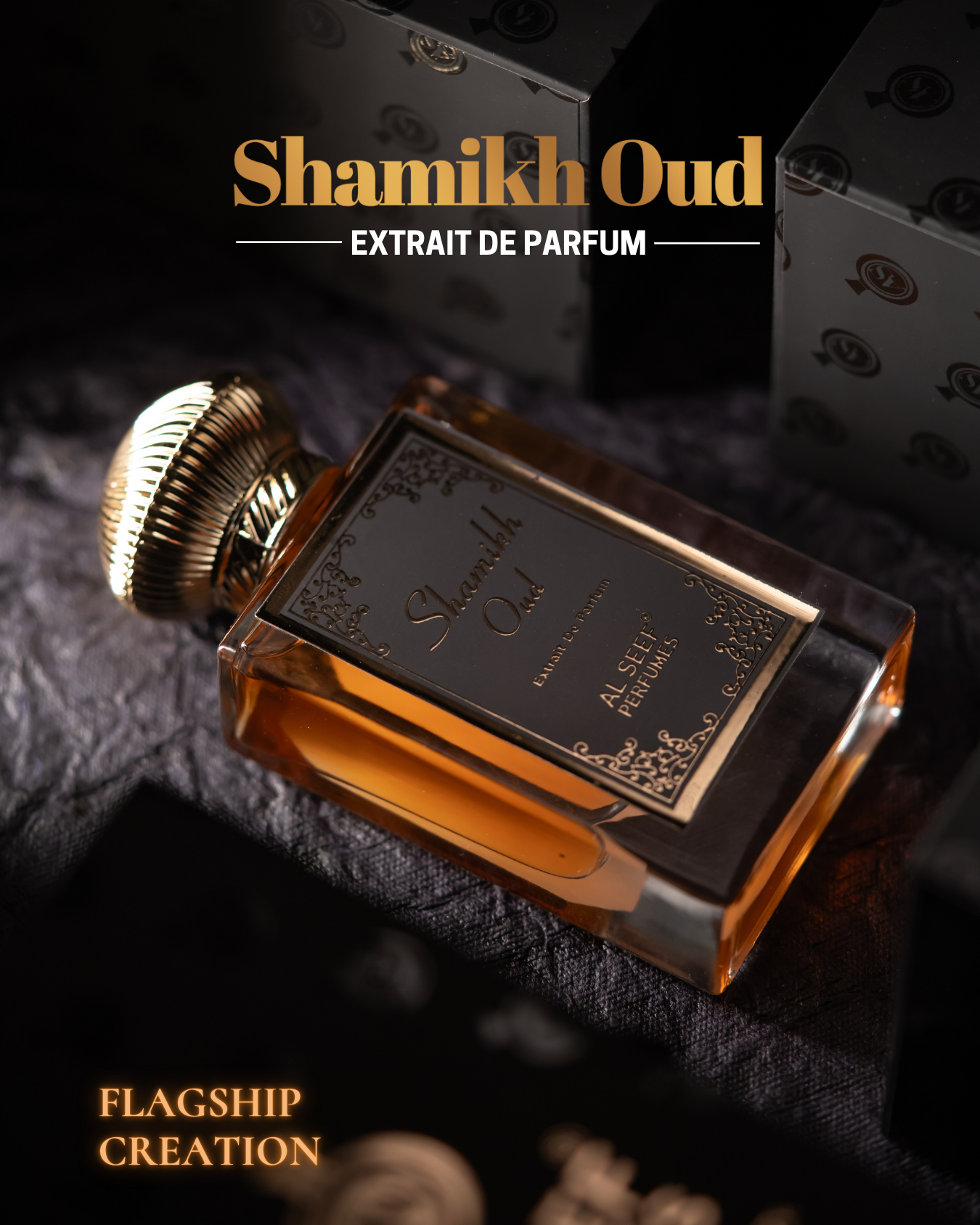Shamikh Oud Premium Unisex Perfume Spray (50ml) | Extrait De Parfum (40%) Concentration | Luxury Fragrance For Him and Her