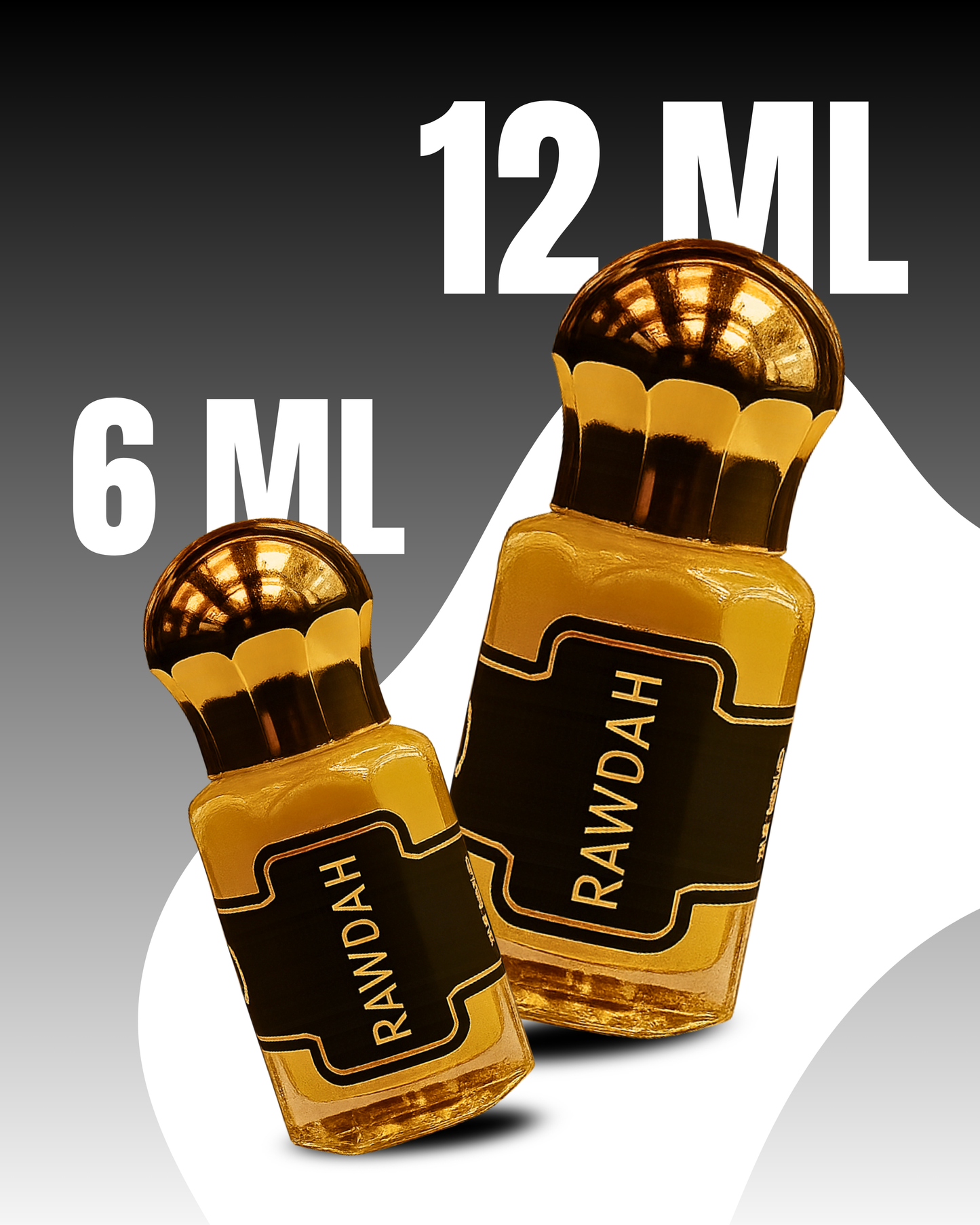 RAWDAH Premium Unisex Attar Roll-On | 100% Concentrated Non-Alcoholic Perfume Oil | Luxury Fragrance For Him and Her by Al Seef Perfumes