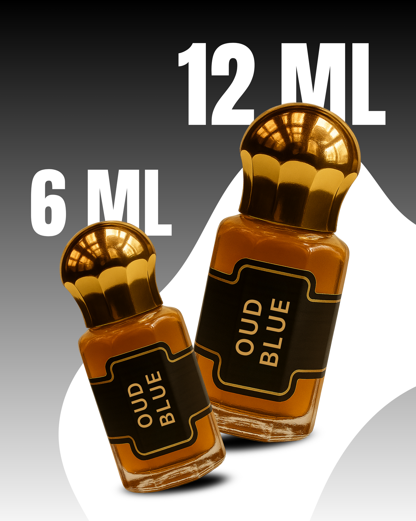 Oud Blue Premium Unisex Attar Roll-On | 100% Concentrated Non-Alcoholic Perfume Oil | Woody Floral Smoky Leather Earthy | Luxury Fragrance For Him and Her by Al Seef Perfumes