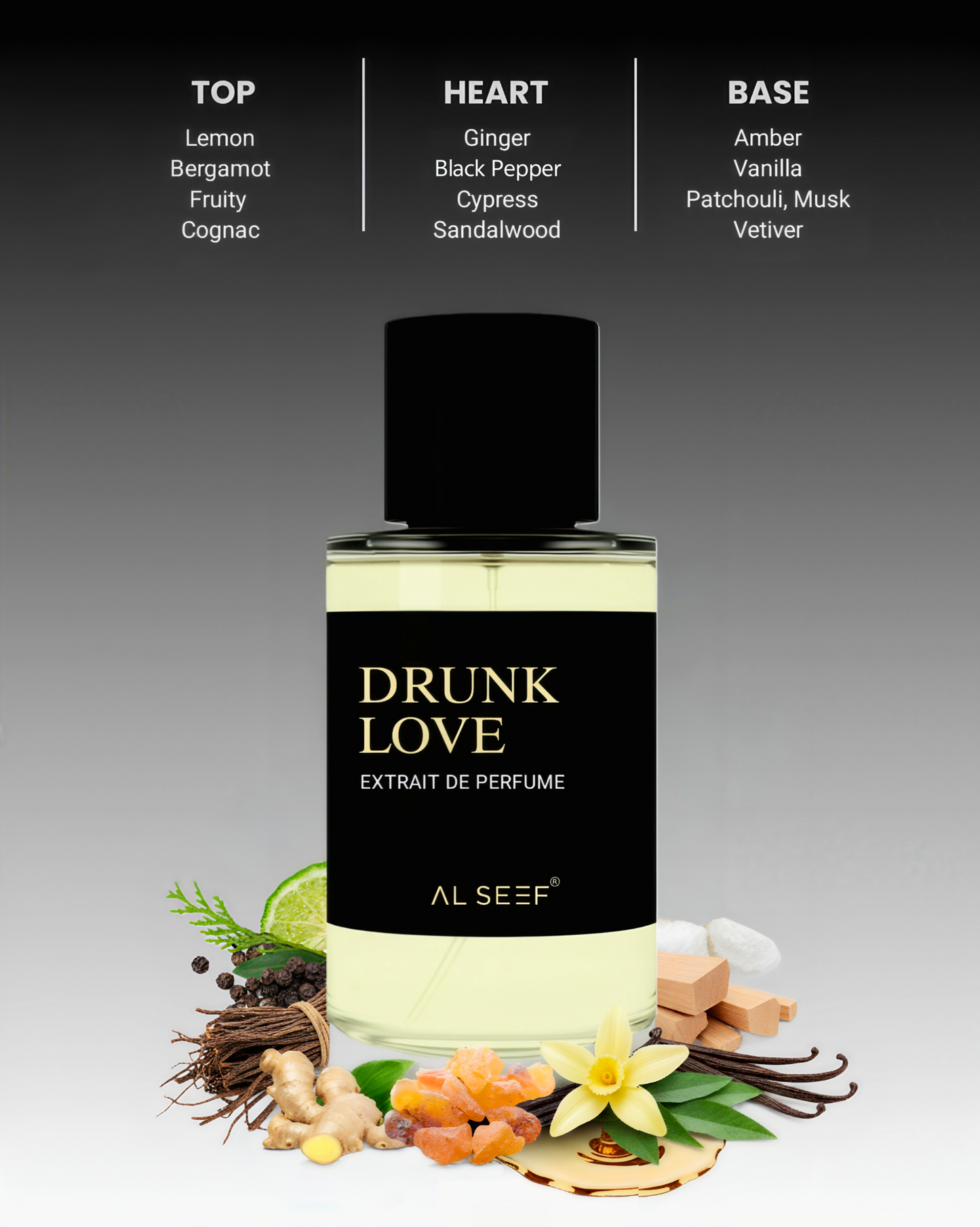DRUNK LOVE Premium Perfume Spray (30ml, 100ml) | Extrait De Parfum | Luxury Fragrance For Him & Her