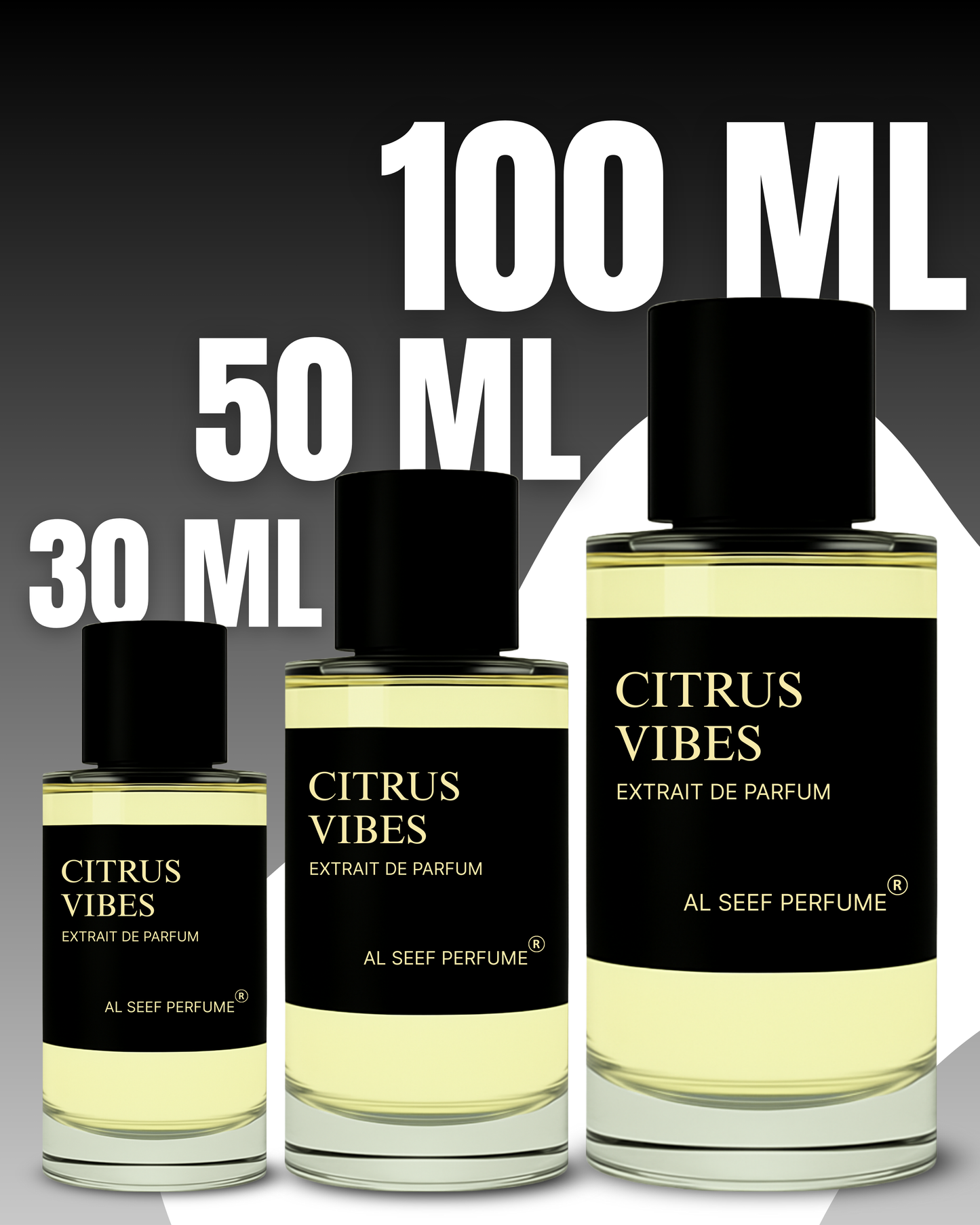 CITRUS VIBES Premium Unisex Perfume Spray (30ml, 50ml, 100ml) | Extrait De Parfum (40%) Concentration | Luxury Fragrance For Him