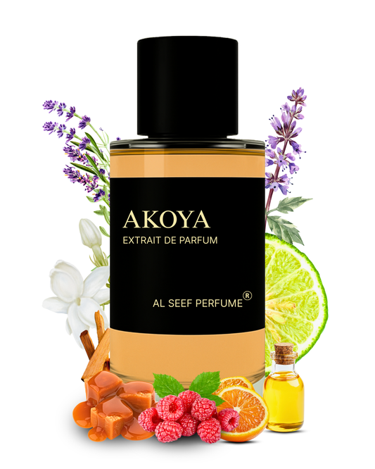 AKOYA Premium Unisex Perfume Spray (30ml, 100ml) | Extrait De Parfum (40%) Concentration | Luxury Fragrance For Him and Her.