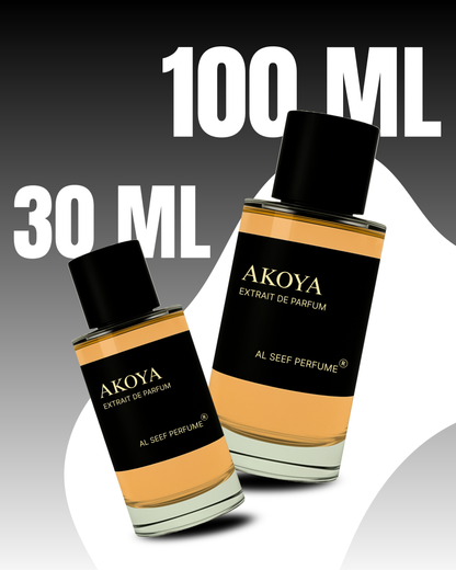 AKOYA Premium Unisex Perfume Spray (30ml, 100ml) | Extrait De Parfum | Luxury Fragrance For Him and Her.