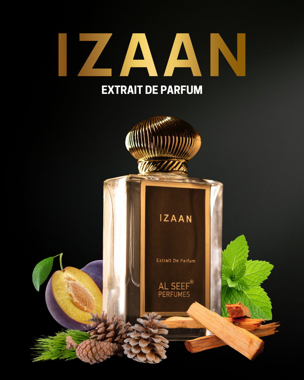 Izaan Premium Unisex Perfume Spray (50ml) | Extrait De Parfum (40%) Co ...