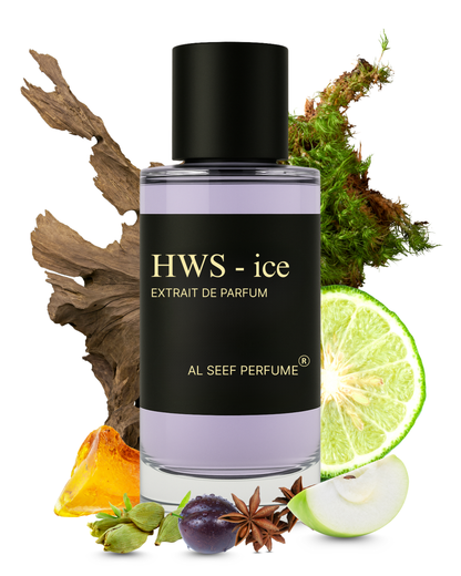 HWS - ICE Premium Men Perfume Spray (50ml & 100ml) | Extrait De Parfum (40%) Concentration