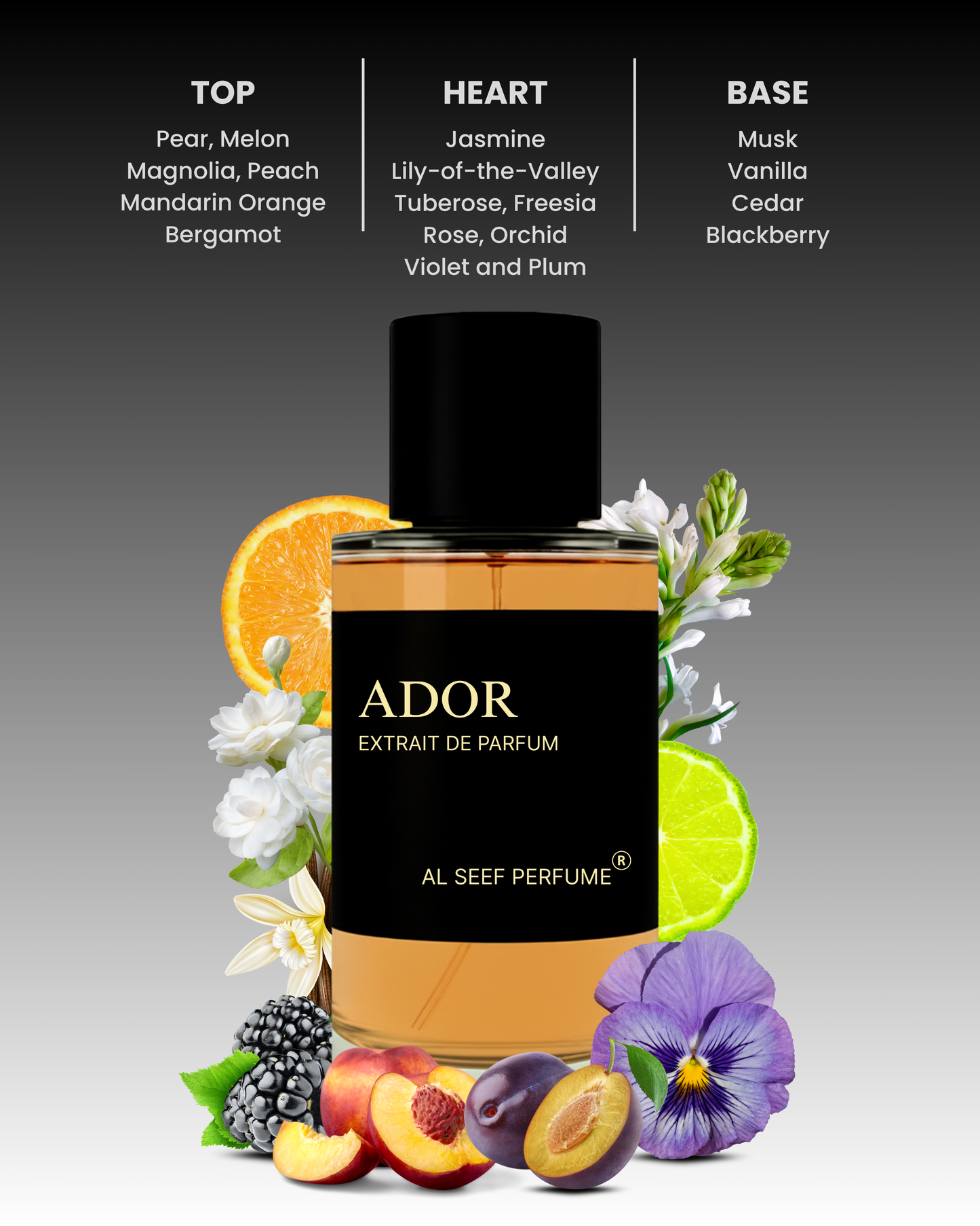 Ador Premium Women Perfume Spray (30ml & 100ml) | Fruity Floral Musky | Luxury Fragrance For Her by Al Seef Perfumes