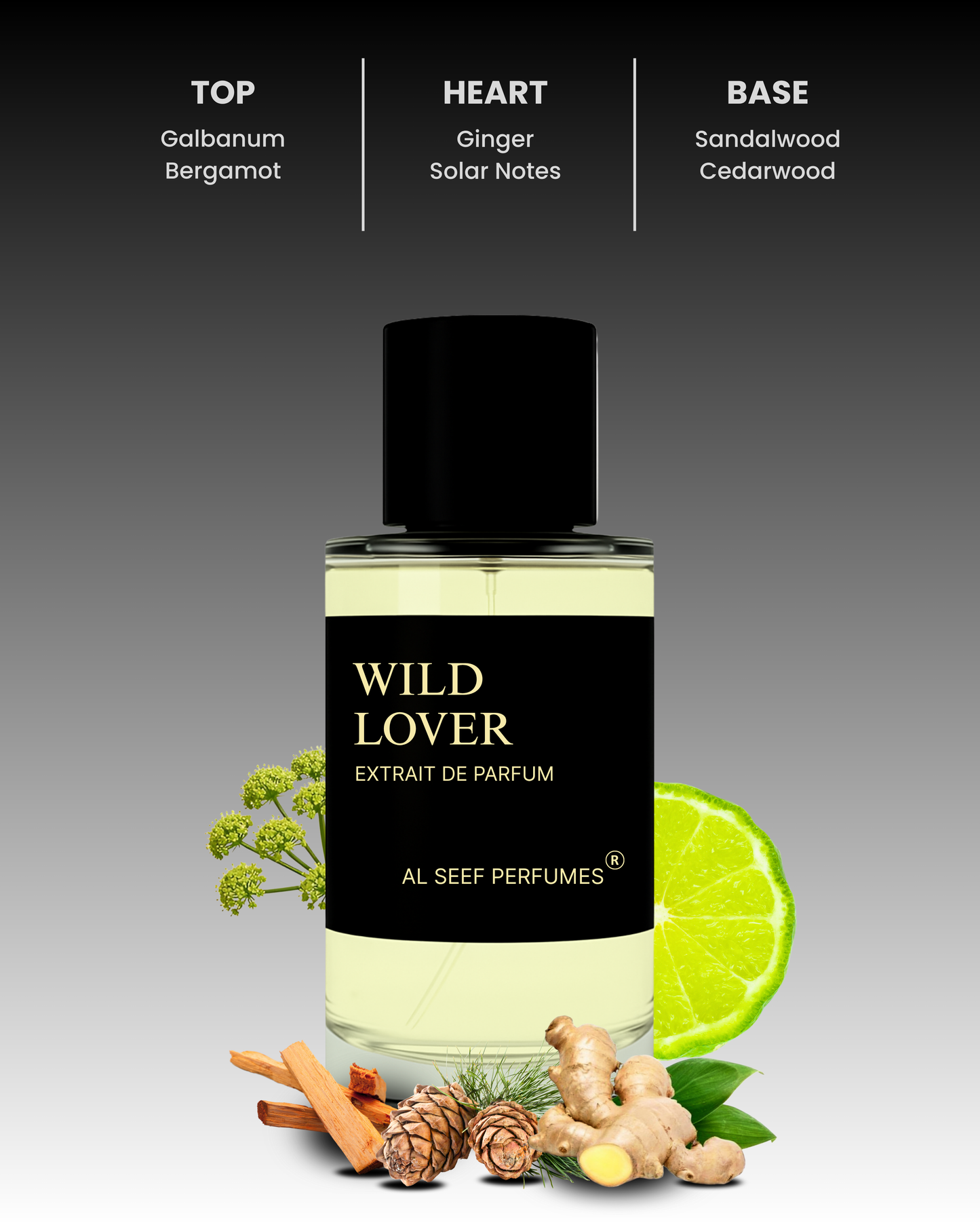 WILD LOVER Premium Unisex Perfume Spray (30ml, 100ml) | Extrait De Parfum | Luxury Fragrance For Him & Her