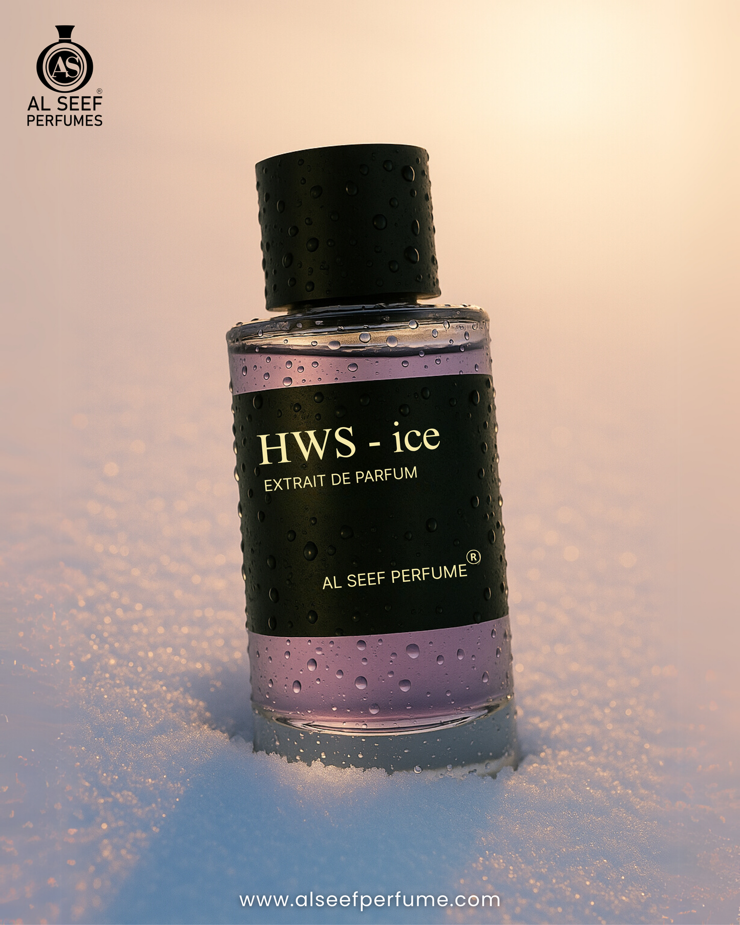 HWS - ICE Premium Men Perfume Spray (50ml & 100ml) | Extrait De Parfum (40%) Concentration