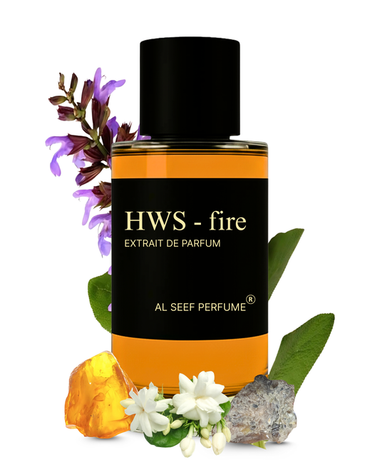 HWS - FIRE Premium Men Perfume Spray (50ml & 100ml) | Extrait De Parfum (40%) Concentration