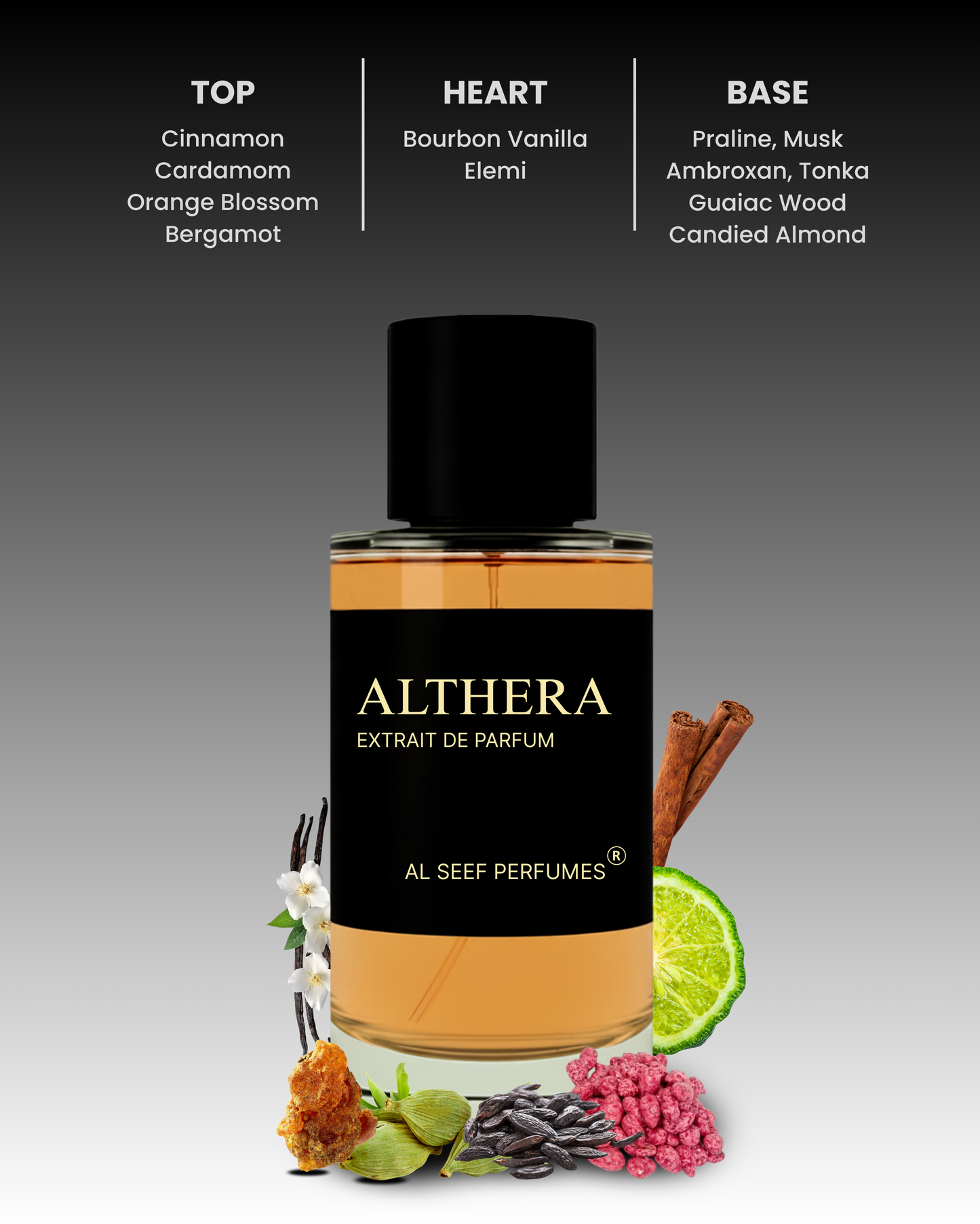 ALTHERA Premium Perfume Spray (30ml, 100ml) | Extrait De Parfum | Luxury Fragrance For Him & Her