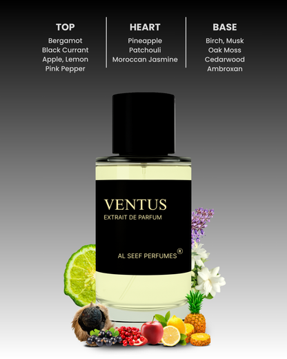 VENTUS Premium Perfume Spray (30ml, 100ml) | Extrait De Parfum | Luxury Fragrance For Him