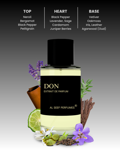 DON Premium Perfume Spray (30ml, 100ml) | Extrait De Parfum | Luxury Fragrance For Him & Her