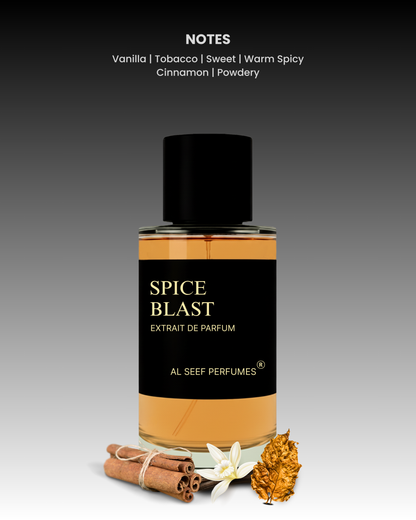 SPICE BLAST Premium Perfume Spray (30ml, 100ml) | Extrait De Parfum | Luxury Fragrance For Him & Her