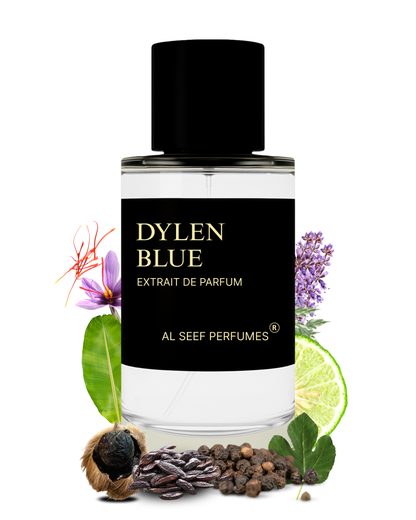 DYLEN BLUE Premium Perfume Spray (30ml, 100ml) | Extrait De Parfum | Luxury Fragrance For Him