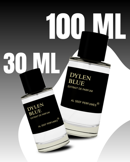 DYLEN BLUE Premium Perfume Spray (30ml, 100ml) | Extrait De Parfum | Luxury Fragrance For Him