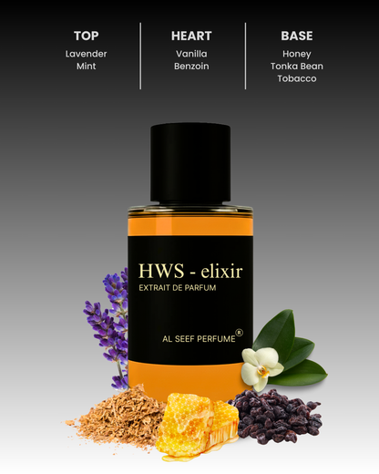 HWS - ELIXIR Premium Men Perfume Spray (50ml & 100ml)| Extrait De Parfum