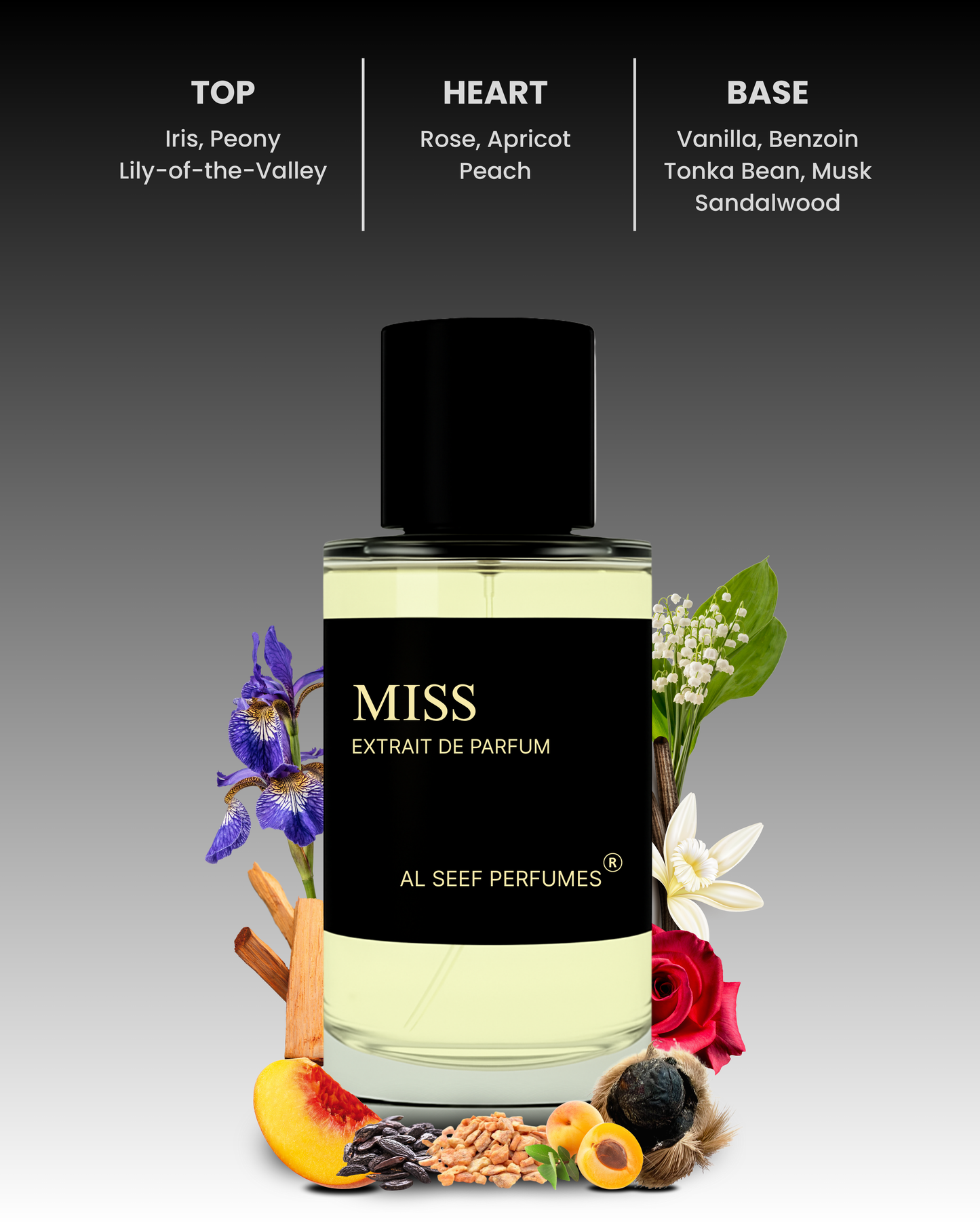 MISS Premium Perfume Spray (30ml, 100ml) | Extrait De Parfum | Luxury Fragrance For Her