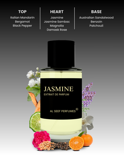 JASMINE Premium Perfume Spray (30ml, 100ml) | Extrait De Parfum | Luxury Fragrance For Her