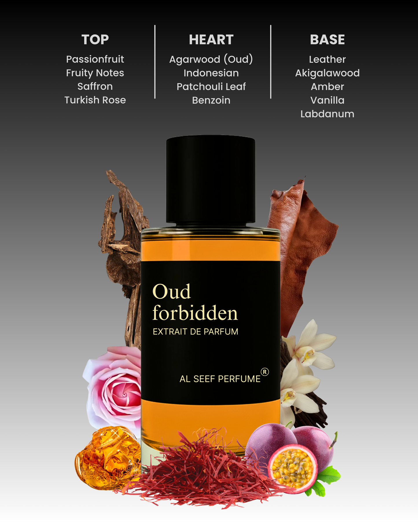 Oud Forbidden Perfume for Men & Women (30ml & 100ml)| Extrait De Parfum.