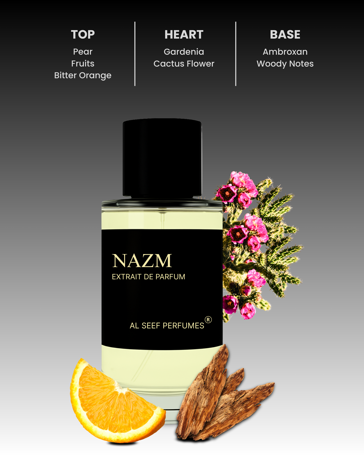NAZM Premium Perfume Spray (30ml, 100ml) | Extrait De Parfum | Luxury Fragrance For Her