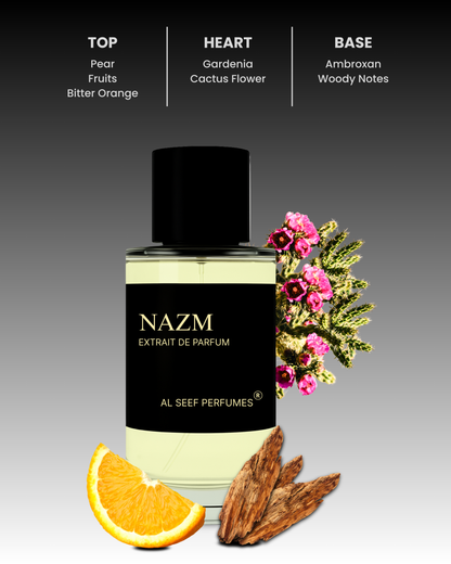 NAZM Premium Perfume Spray (30ml, 100ml) | Extrait De Parfum | Luxury Fragrance For Her