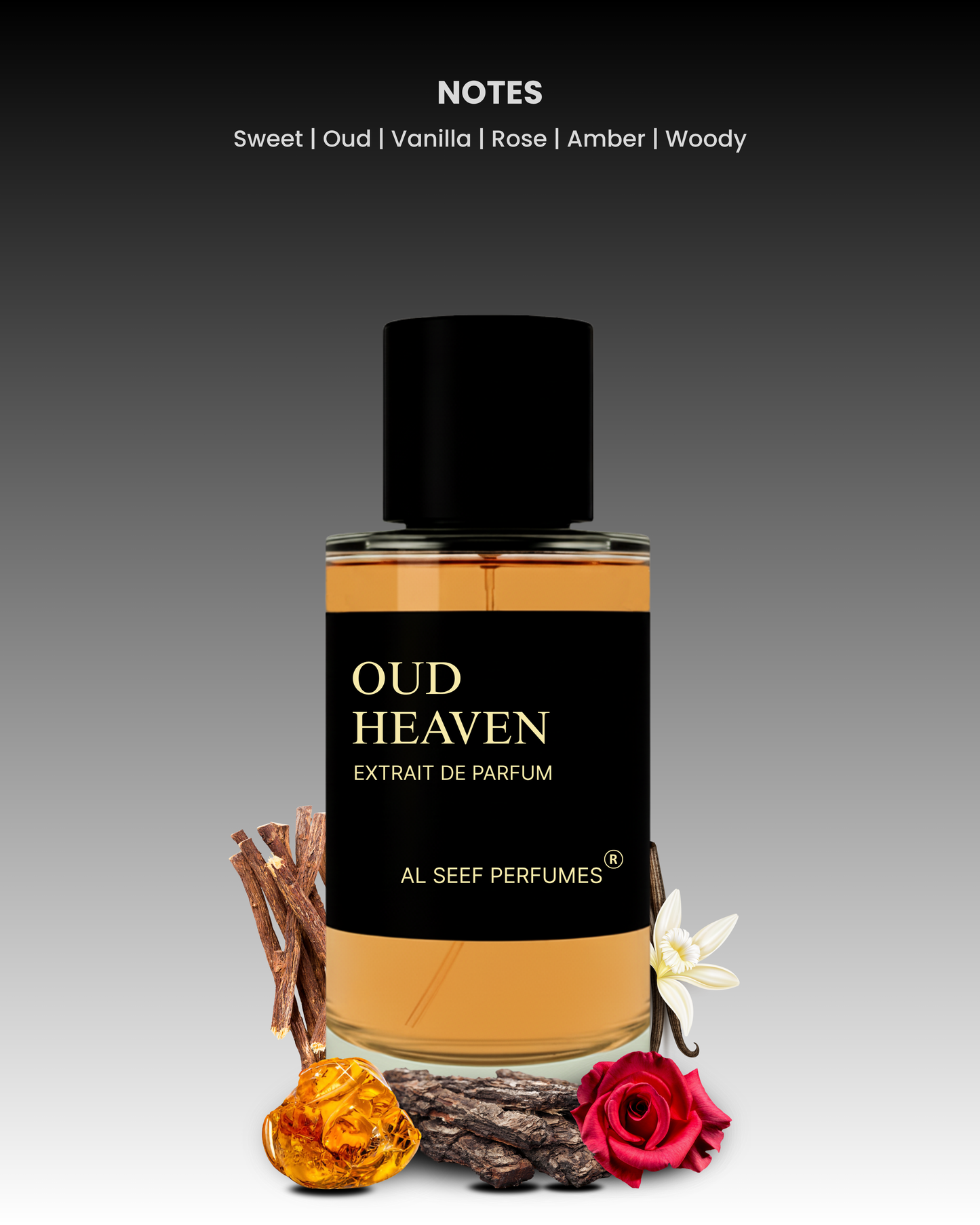 OUD HEAVEN Premium Perfume Spray (30ml, 100ml) | Extrait De Parfum | Luxury Fragrance For Him & Her