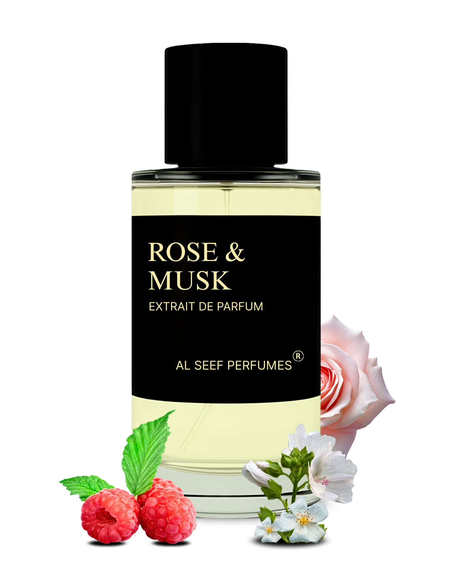 ROSE & MUSK Premium Perfume Spray (30ml, 100ml) | Extrait De Parfum | Luxury Fragrance For Him & Her