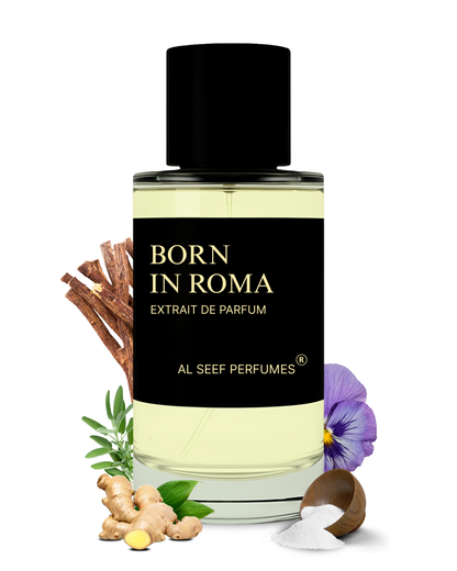 BORN IN ROMA Premium Perfume Spray (30ml, 100ml) | Extrait De Parfum | Luxury Fragrance For Him
