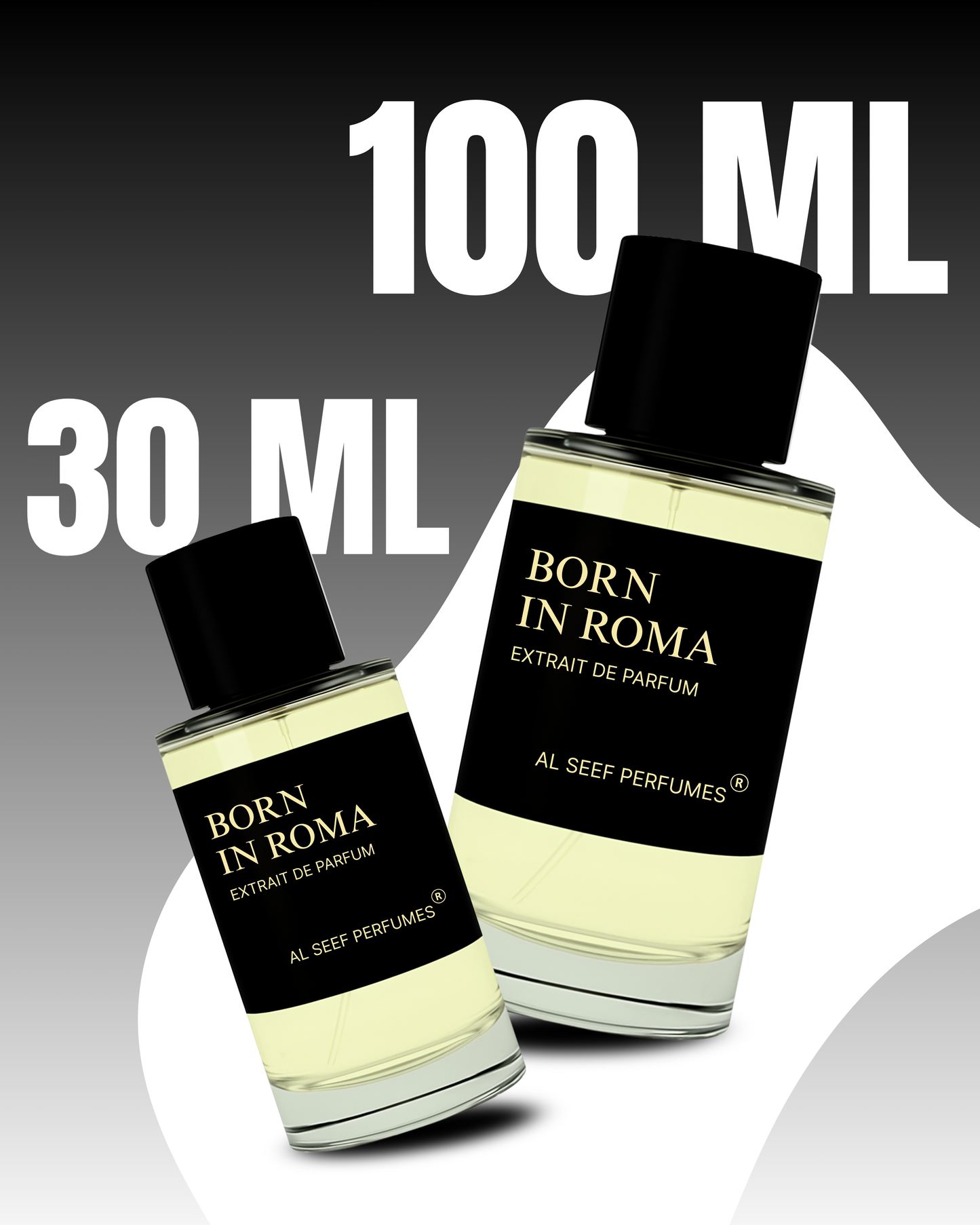 BORN IN ROMA Premium Perfume Spray (30ml, 100ml) | Extrait De Parfum | Luxury Fragrance For Him