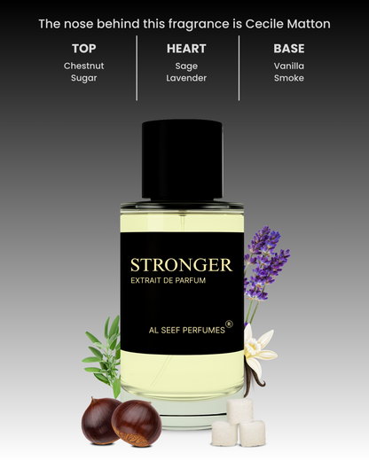 STRONGER Premium Perfume Spray (30ml, 100ml) | Extrait De Parfum | Luxury Fragrance For Him