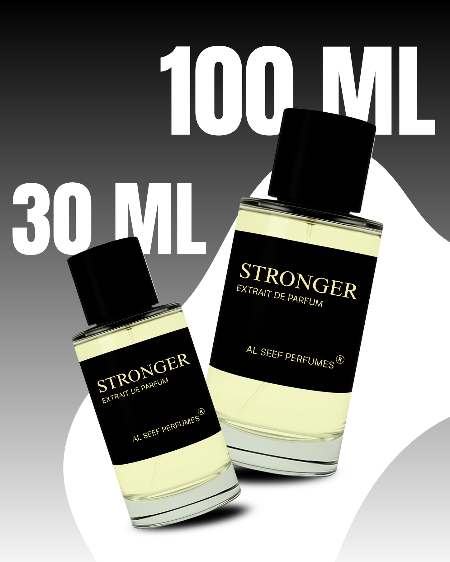 STRONGER Premium Perfume Spray (30ml, 100ml) | Extrait De Parfum | Luxury Fragrance For Him
