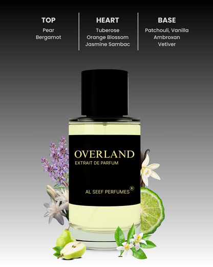 OVERLAND Premium Perfume Spray (30ml, 100ml) | Extrait De Parfum | Luxury Fragrance For Her
