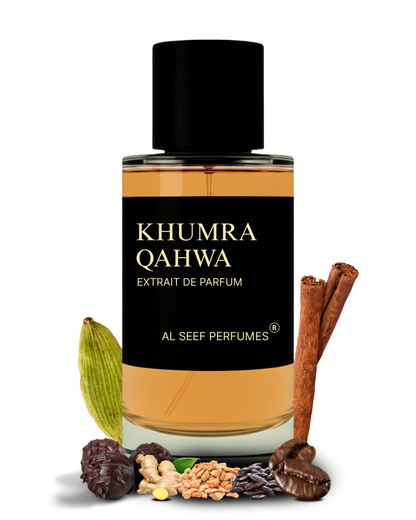KHUMRA QAHWA Premium Perfume Spray (30ml, 100ml) | Extrait De Parfum | Luxury Fragrance For Him & Her