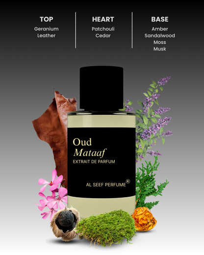 Oud Mataaf Premium Unisex Perfume Spray (30ml & 100ml) | Extrait De Parfum (40%) Concentration | Luxury Fragrance For Him and Her.