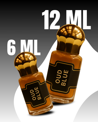 Oud Blue Premium Unisex Attar Roll-On | 100% Concentrated Non-Alcoholic Perfume Oil | Woody Floral Smoky Leather Earthy | Luxury Fragrance For Him and Her by Al Seef Perfumes