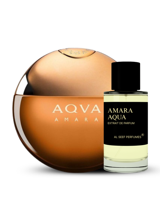 AMARA AQUA Premium Perfume Spray (30ml, 100ml) | Extrait De Parfum | Luxury Fragrance For Him