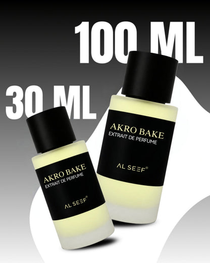 AKRO BAKE Premium Unisex Perfume Spray (30ml & 100ml) | Extrait De Parfum | Luxury Fragrance For Him & Her