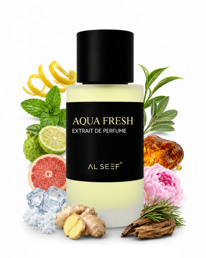 AQUA FRESH Premium Unisex Perfume Spray (30ml & 100ml) | Extrait De Parfum | Luxury Fragrance For Him