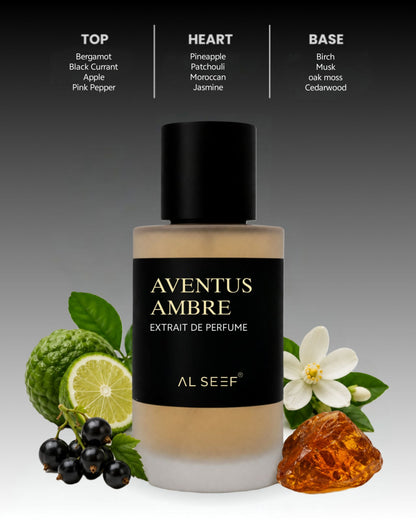 Aventus Ambre Premium Unisex Perfume Spray (30ml & 100ml) | Extrait De Parfum | Luxury Fragrance For Him and Her