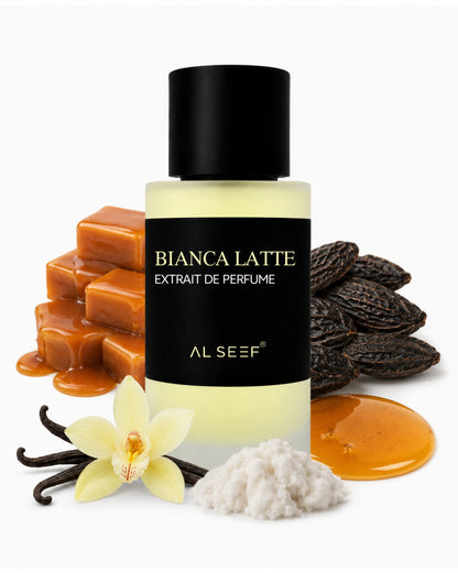 BIANCA LATTE Premium Perfume Spray (30ml, 100ml) | Extrait De Parfum | Luxury Fragrance For Him & Her