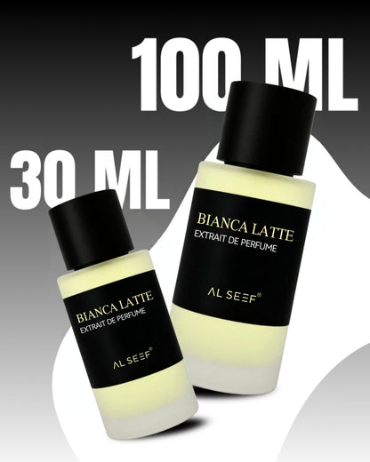 BIANCA LATTE Premium Perfume Spray (30ml, 100ml) | Extrait De Parfum | Luxury Fragrance For Him & Her