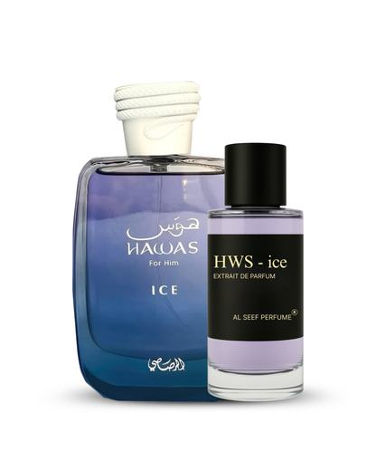 HWS - ICE Premium Men Perfume Spray (30ml & 100ml) | Extrait De Parfum | Luxury Fragrance For Him