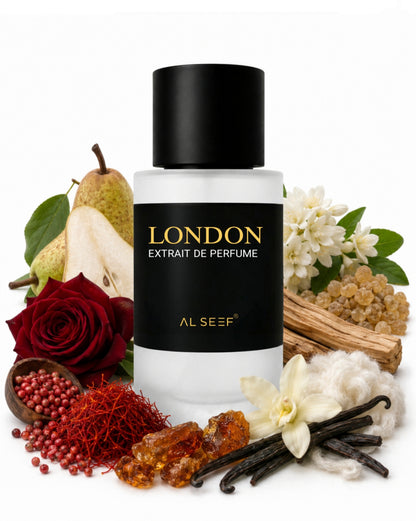 LONDON Premium Perfume Spray (30ml, 100ml) | Extrait De Parfum | Luxury Fragrance For Him