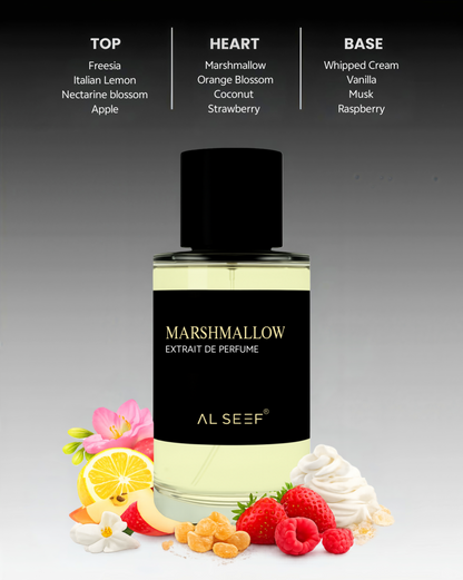 MARSHMALLOW  Premium Perfume Spray (30ml, 100ml) | Extrait De Parfum | Luxury Fragrance For Her
