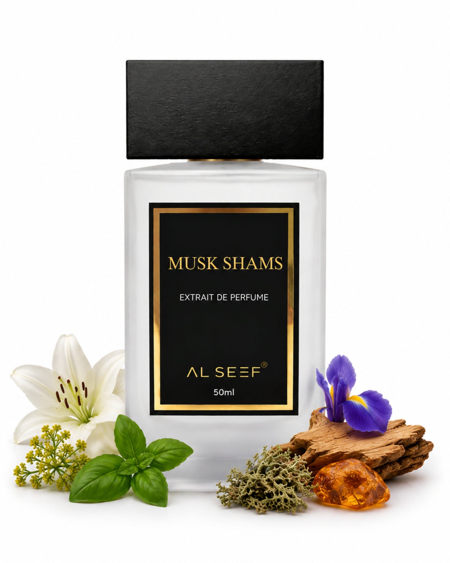 MUSH SHAMS Premium Unisex Perfume Spray (50ml) | Extrait De Parfum | Luxury Fragrance For Him and Her