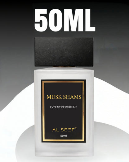 MUSH SHAMS Premium Unisex Perfume Spray (50ml) | Extrait De Parfum | Luxury Fragrance For Him and Her