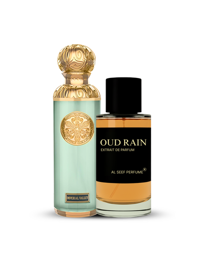 OUD RAIN Premium Unisex Perfume Spray (30ml, 100ml) | Extrait De Parfum | Luxury Fragrance For Him and Her.