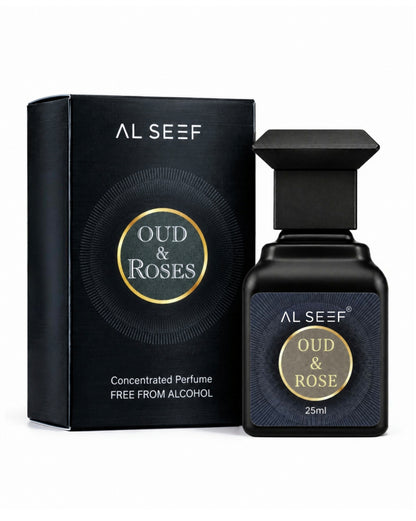 OUD & ROSE Attar 25ml Alcohol Free Premium Long Lasting Fragrance